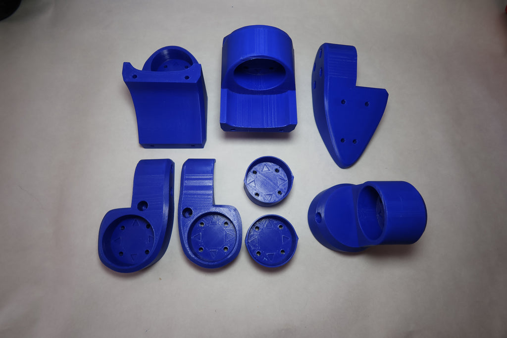 Omni-Skeleton 3D Printed Foot Parts