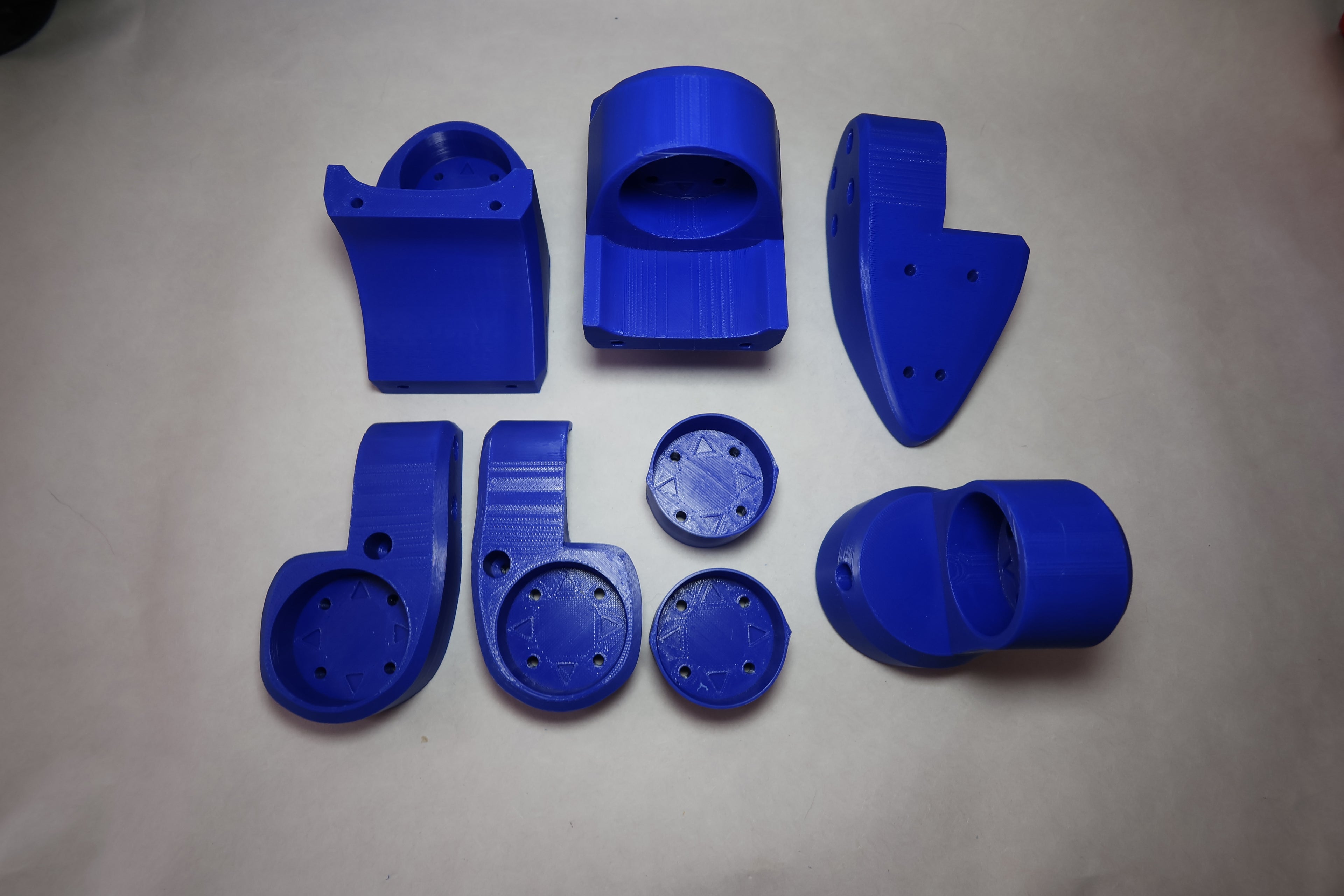 Omni-Skeleton 3D Printed Foot Parts